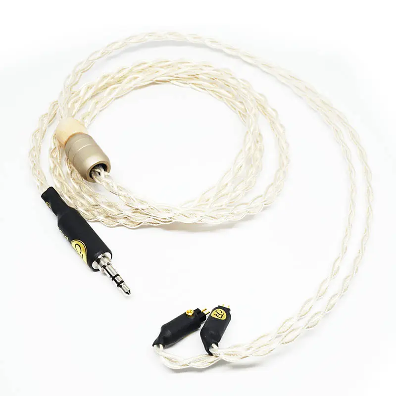 สายอัพเกรดหูฟัง plusSound X6 Series Custom Cable Gold Plated Silver
