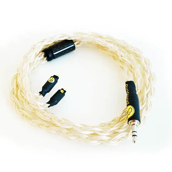 สายอัพเกรดหูฟัง plusSound X8 Series Custom Cable Gold Plated Silver