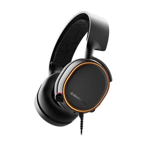 หูฟังเกมมิ่ง 7.1 SteelSeries Arctis 5 RGB 7.1 DTS Headphone (Black)