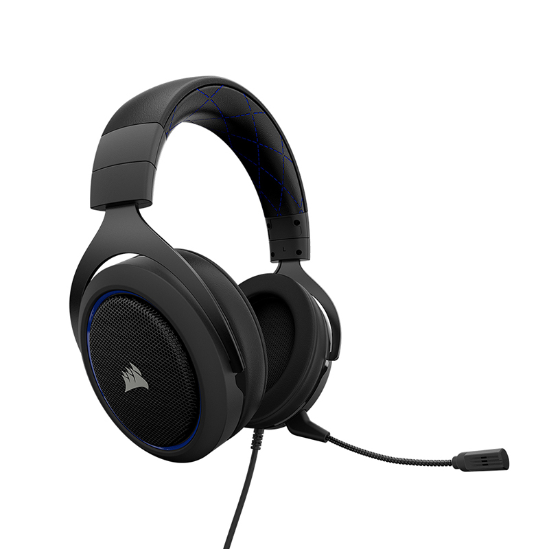 หูฟังเกมมิ่ง Corsair HS50 Stereo Gaming Headset (Blue)