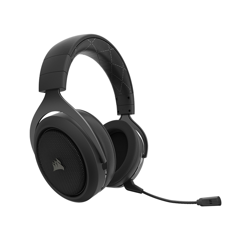 หูฟังเกมมิ่ง ไร้สาย Corsair HS70 SURROUND WIRELESS Gaming Headset (Carbon)