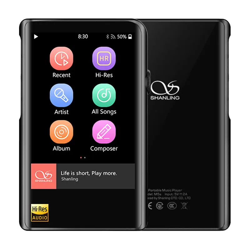 เครื่องเล่นเพลง SHANLING M2x DAP AK4490x2 Hi-Res (Black)