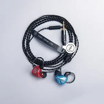 หูฟัง TFZ T1SM Dynamic mic (Blue/Red)