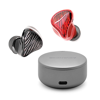 หูฟังไร้สาย ADV M5-TWS The pinnacle of true wireless earbuds (Accent Red)