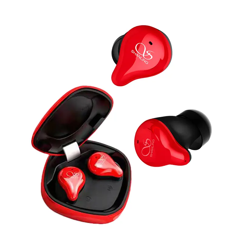 หูฟังไร้สาย Shanling MTW100 True Wireless BA driver รองรับ Bluetooth 5.0 , IPX7 , AAC (Red)