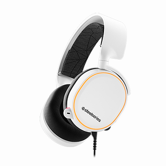 หูฟังเกมมิ่ง 7.1 SteelSeries Arctis 5 RGB 7.1 DTS Headphone (White)