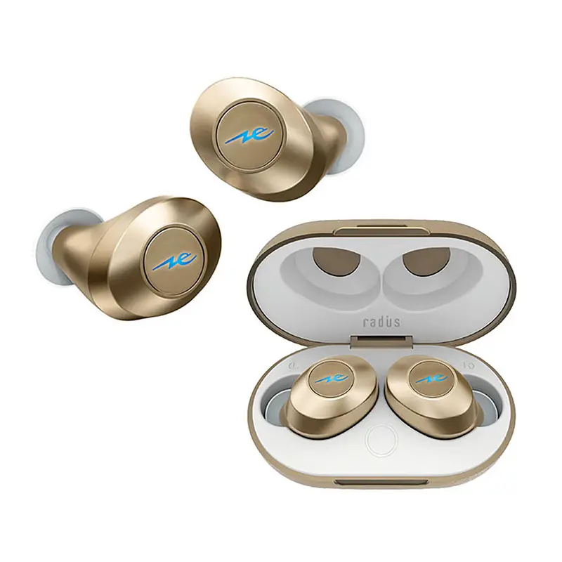 หูฟังไร้สาย Radius HP-T50BT True Wireless Earphone Bluetooth 5.0 IPX5 (Gold)