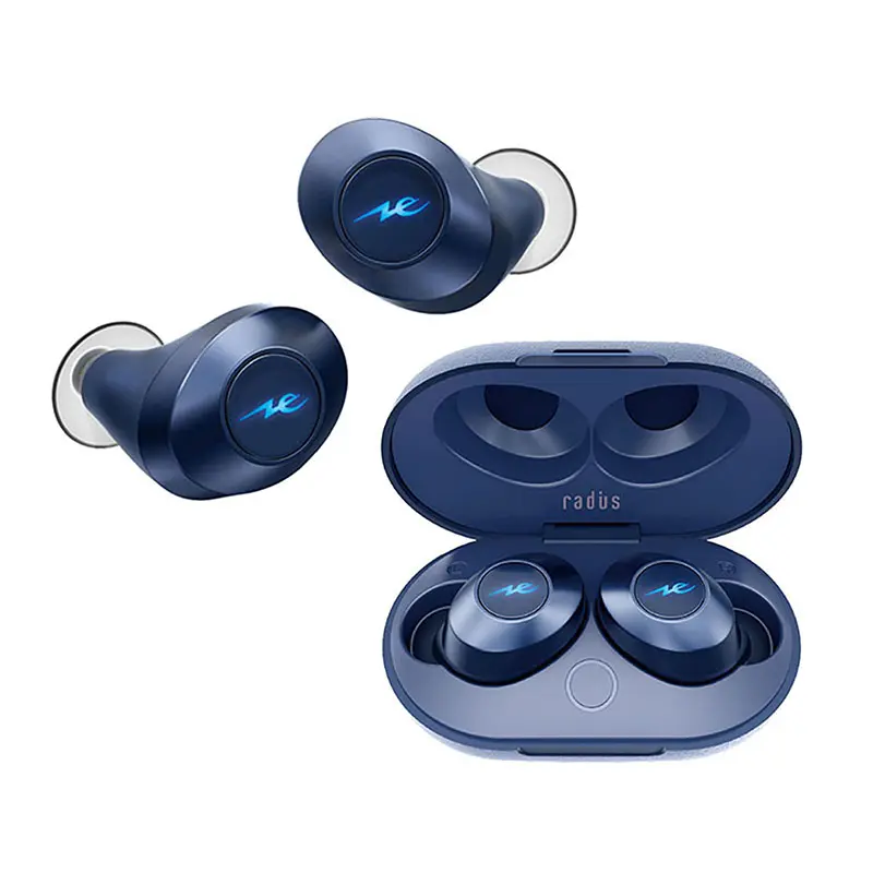 หูฟังไร้สาย Radius HP-T50BT True Wireless Earphone Bluetooth 5.0 IPX5 (Blue)