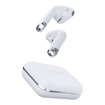 Happy Plugs Air 1 True Wireless Headphones (White)