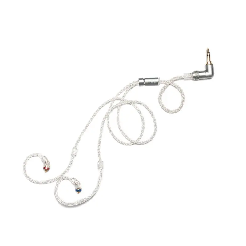 FiiO LC-3.5BS สายทองแดงชุบเงินถักแบบ High-Purity ขั้ว MMCX ยาว 45 cm.