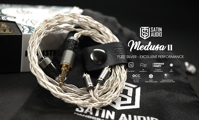 New Arrival !!! สายอัพเกรดหูฟัง Satin Audio Medusa II 4X  ในราคาสุดคุ้ม เพียง 9990 บาท เท่านั้น ประกันศูนย์ไทย Soundproofbros 1 ปีเต็ม