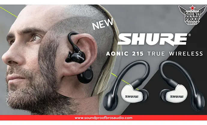 ใหม่ AONIC 215 True Wireless หูฟังไร้สาย True Wireless ตัวแรกจาก SHURE