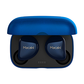 หูฟังไร้สาย Macaw MT-20 True Wireless Bluetooth 5.0 IPX5 (Blue)