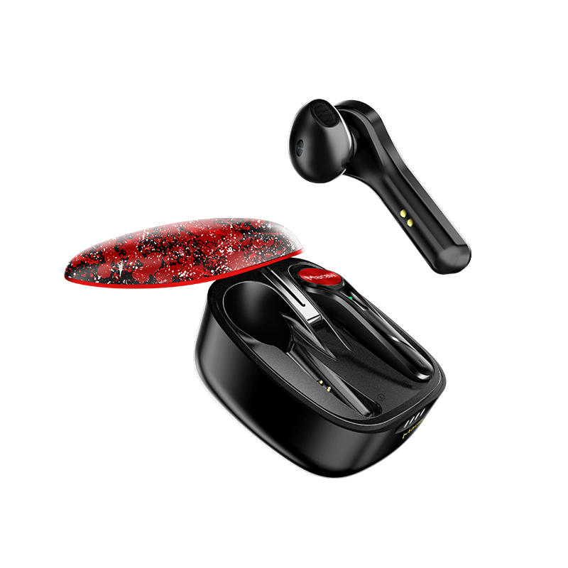 หูฟังไร้สาย Macaw MT-30 True Wireless Bluetooth 5.0 IPX5 (Red)