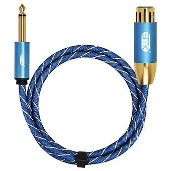 สาย ERTK XLR TO 6.35mm XLR Cable 1m