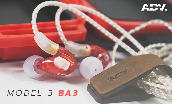 ADV. Model3 BA3 หูฟัง IEM 3 Drivers แบบ BA เพื่อคุณภาพเสียงที่ครบถ้วนมากที่สุด ใช้งานได้จริง เหมาะกับนักดนตรี ในราคา 9,990 บาท