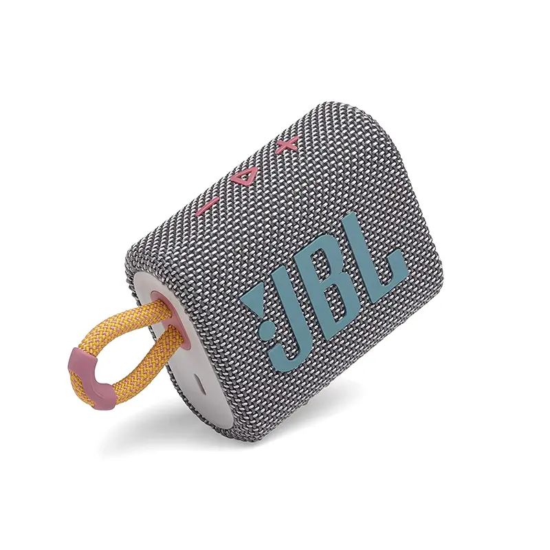 ลำโพงพกพา JBL GO 3 Portable Waterproof Speaker (Gray/Pink)