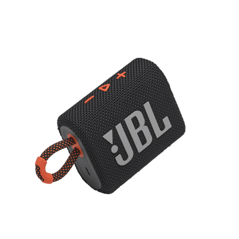 ลำโพงพกพา JBL GO 3 Portable Waterproof Speaker (Black/Orange)