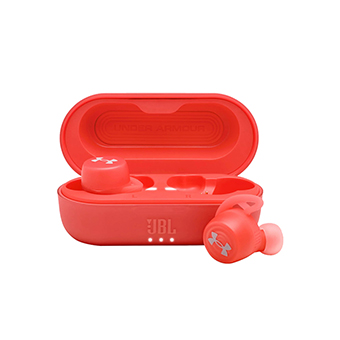 หูฟัง JBL Under Armor True Wireless Streak: Ultra Compact Sports Headphones (Red)