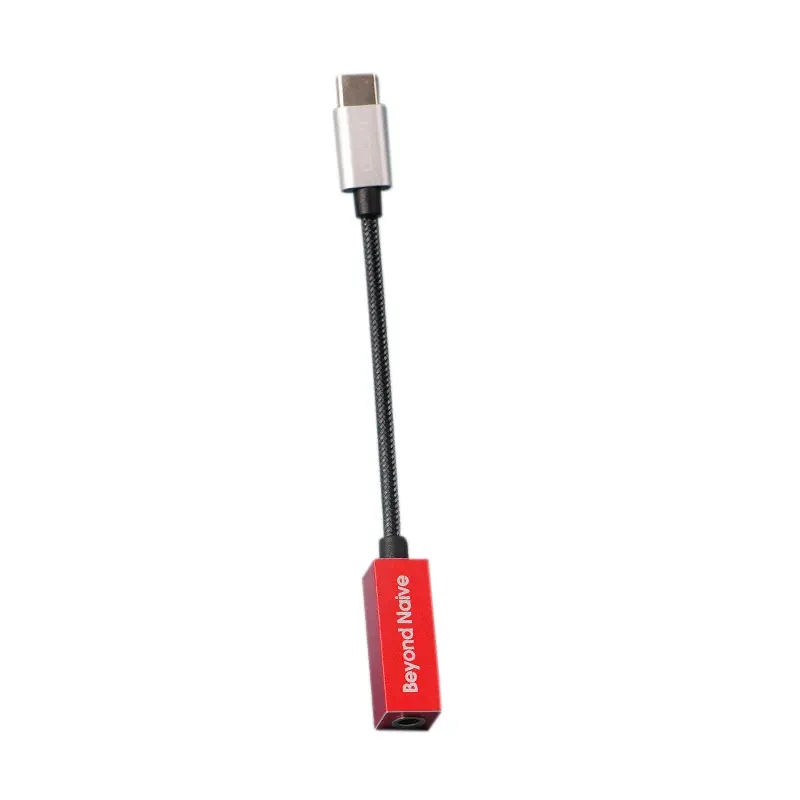 TFZ Deco.1 สายแปลง Type C เป็น 3.5mm พร้อม DAC (Red)