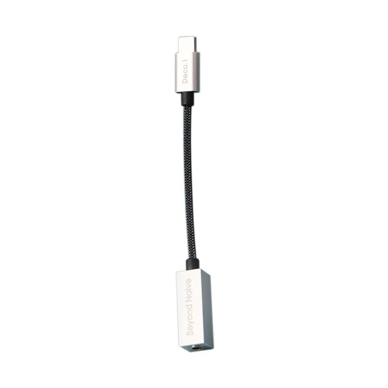 TFZ Deco.1 สายแปลง Type C เป็น 3.5mm พร้อม DAC (Silver)