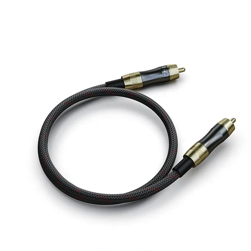 Fiio LR-RCA1 สายเคเบิ้ล RCA เสียงดิจิตอล 50 ซม. สําหรับ Pc /Tv/K5 Pro/Bta30