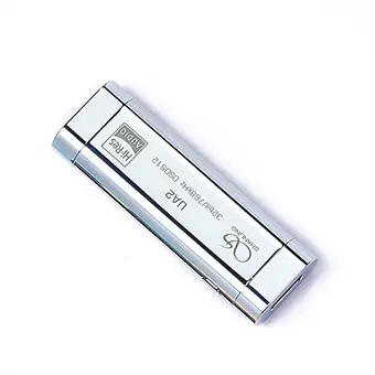 Shanling UA2 DAC/AMP พกพาสำหรับคอมพิวเตอร์ , มือถือ (Silver)