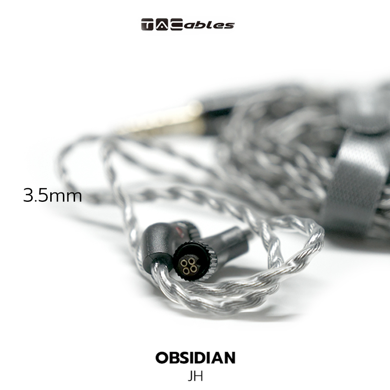 Tacables Obsidian สายอัพเกรดหูฟัง JH / 3.5mm