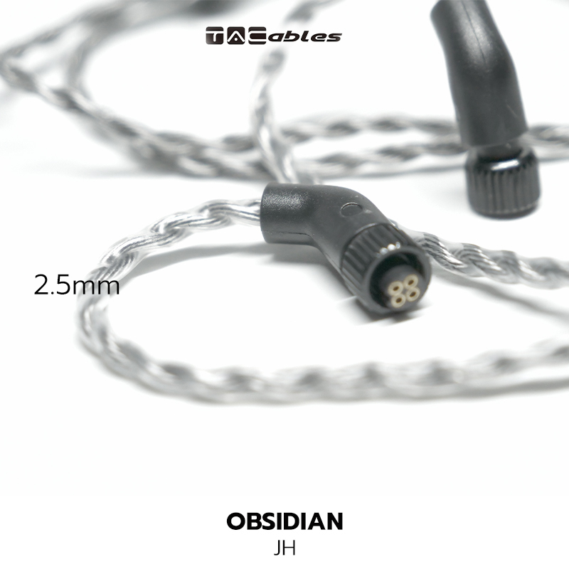 Tacables Obsidian สายอัพเกรดหูฟัง JH / 2.5mm