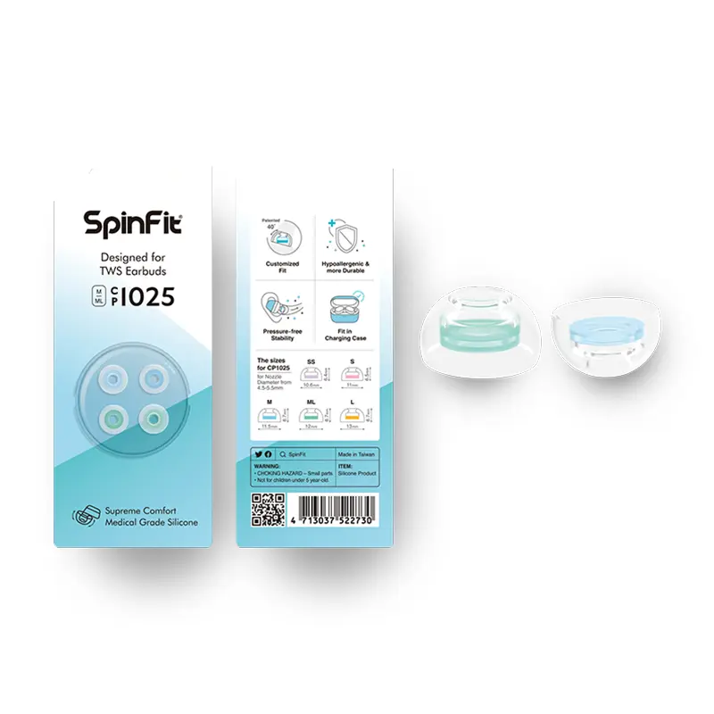 Spinfit Eartips CP-1025 PAC. SiZE M-ML