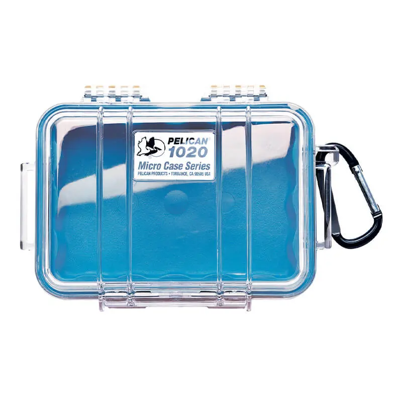 Pelican 1020 Micro Case (BLUE/CLEAR)
