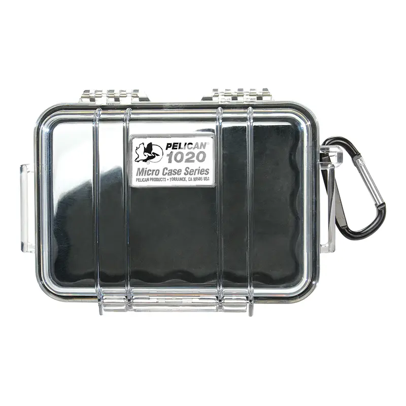 Pelican 1020 Micro Case (BLACK/CLEAR)
