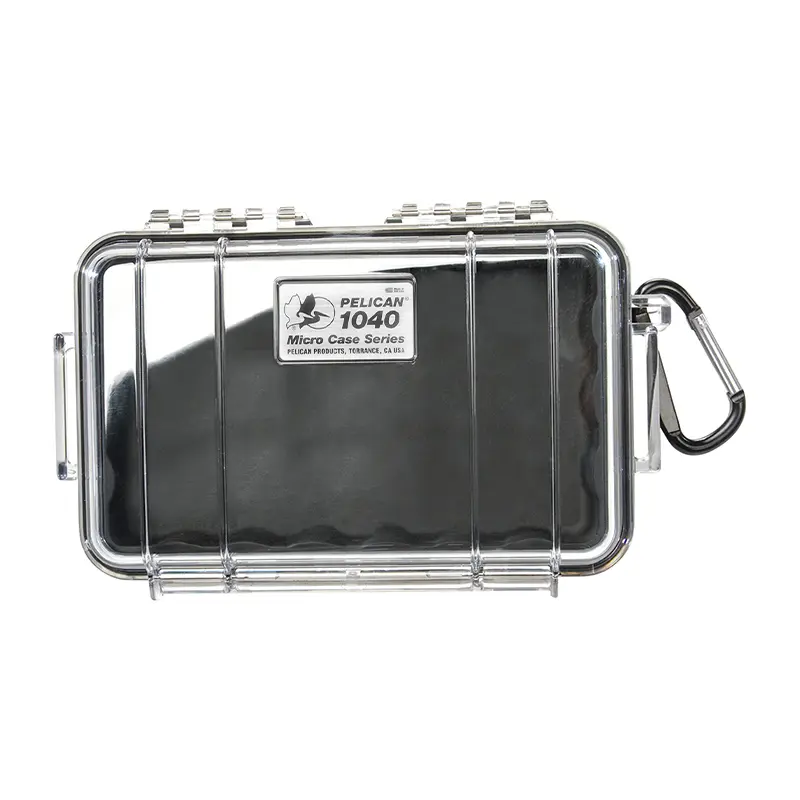 Pelican 1040 Micro Case (Black/Clear)