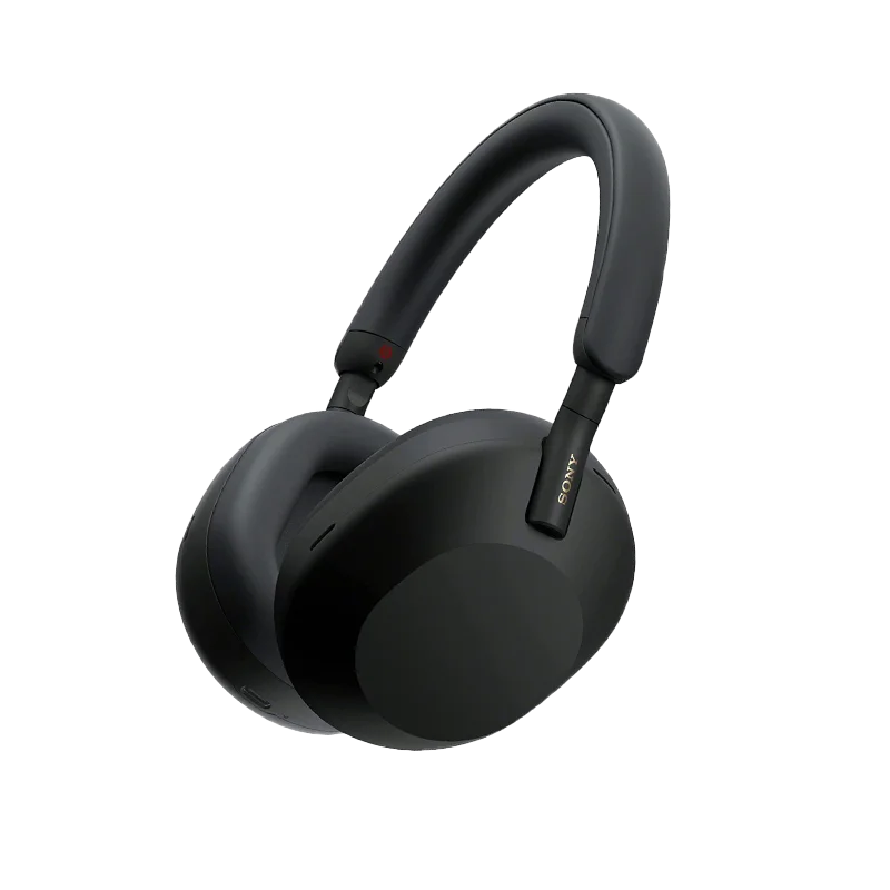 หูฟังตัดเสียงรบกวนแบบไร้สาย SONY - WH-1000XM5 ระยะเวลาการใช้งานสูงสุด 40 ชั่วโมง (Black)