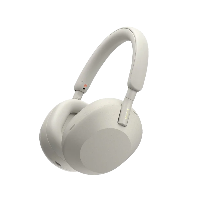 หูฟังตัดเสียงรบกวนแบบไร้สาย SONY - WH-1000XM5 ระยะเวลาการใช้งานสูงสุด 40 ชั่วโมง (Silver)