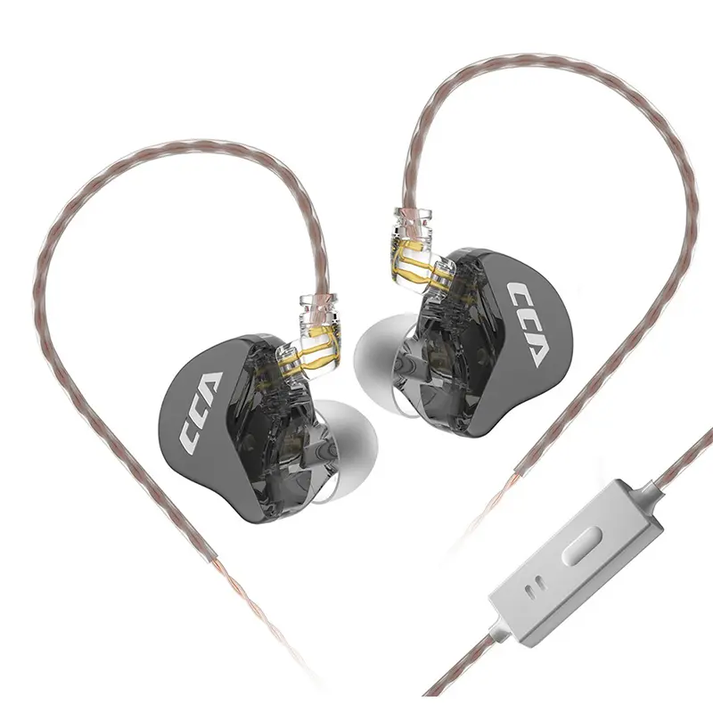 CCA. CRA Dynamic Earphones HIFI (Mic.) (Black)