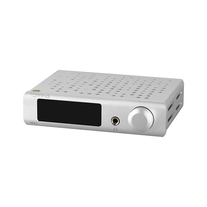 Topping MX5 DAC& ตั้งโต๊ะ แบบ Multi-Function รองรับ Hi-Res [Silver]