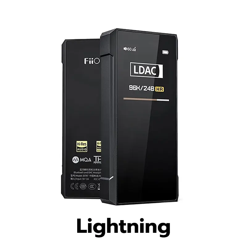 FiiO BTR7 Bluetooth DAC/AMP รองรับ MQA, Dual Hi-Res (Lightning)