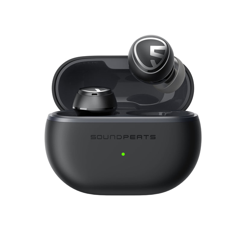 หูฟังบลูทูธ Soundpeats Mini Pro Black Hybrid ANC Bluetooth 5.2