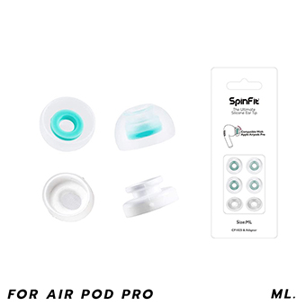 Spinfit Eartips CP-1025 + Adapter For Air pod pro PAC. SiZE ML.