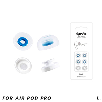 Spinfit Eartips CP-1025 + Adapter For Air pod pro PAC. SiZE L.
