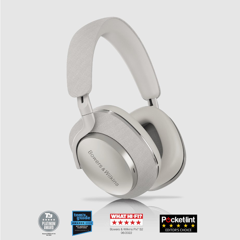 B&W Bowers & wilkins Px7 S2's Over-ear noise cancelling headphones (Grey)