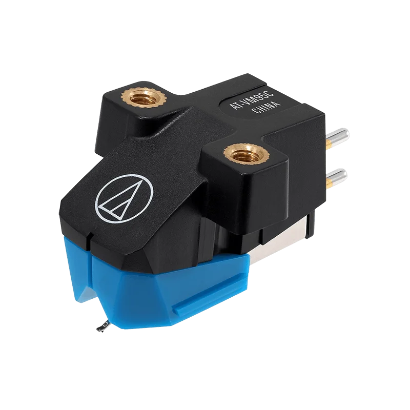 หัวเข็มสำหรับเครื่องเล่นแผ่นเสียง Audio technica AT-VM95C Dual Moving Magnet Cartridge [ฺBlue]