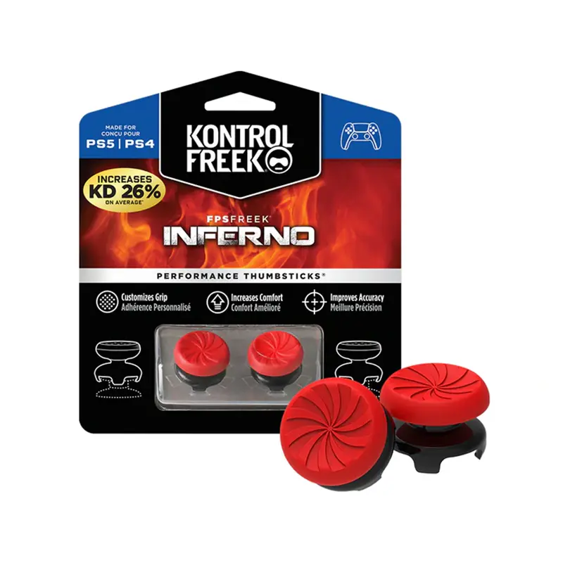 KontrolFreek ปุ่มอนาล็อก รุ่น FPS Freek Inferno - Red [Play Station]