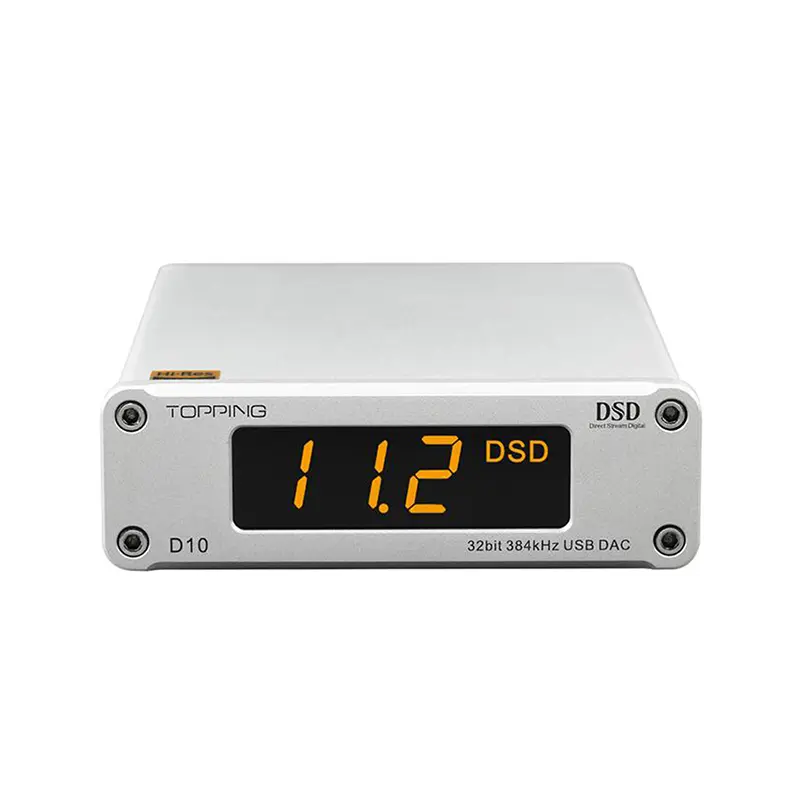 Topping D10 USB DAC ระดับ Hi-Res [Silver]