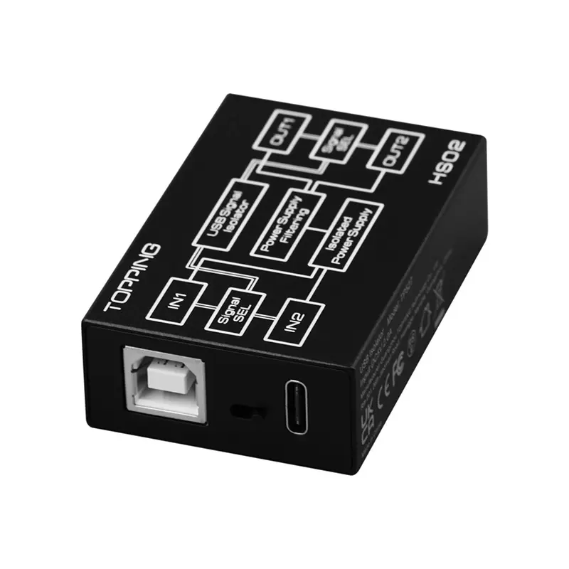 Topping HS02 Audio Isolator ป้องกันไฟย้อน เสียงจี่