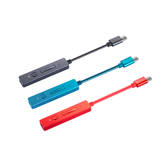 xDuoo LINK V2 DAC/AMP พกพา สำหรับมือถือ, คอมพิวเตอร์ [Grey/Red/Blue]