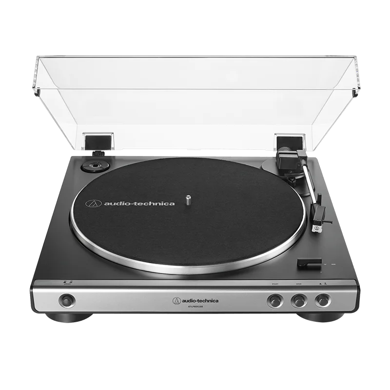 Audio-Technica AT-LP60X Fully Automatic Belt-Drive Turntable (Gun Metal)