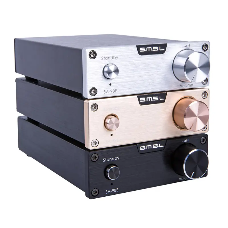 SMSL SA-98E แอมป์ตั้งโต๊ะ [Black/Silver/Gold]