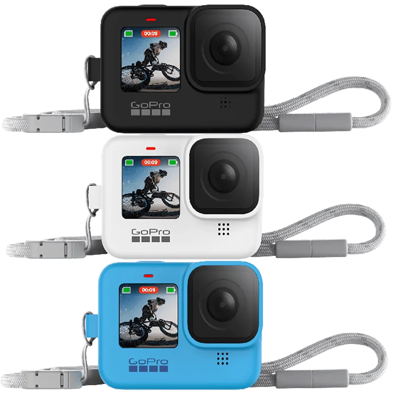 GoPro Cases /Sleeve Lanyard [Black/White/Blue]